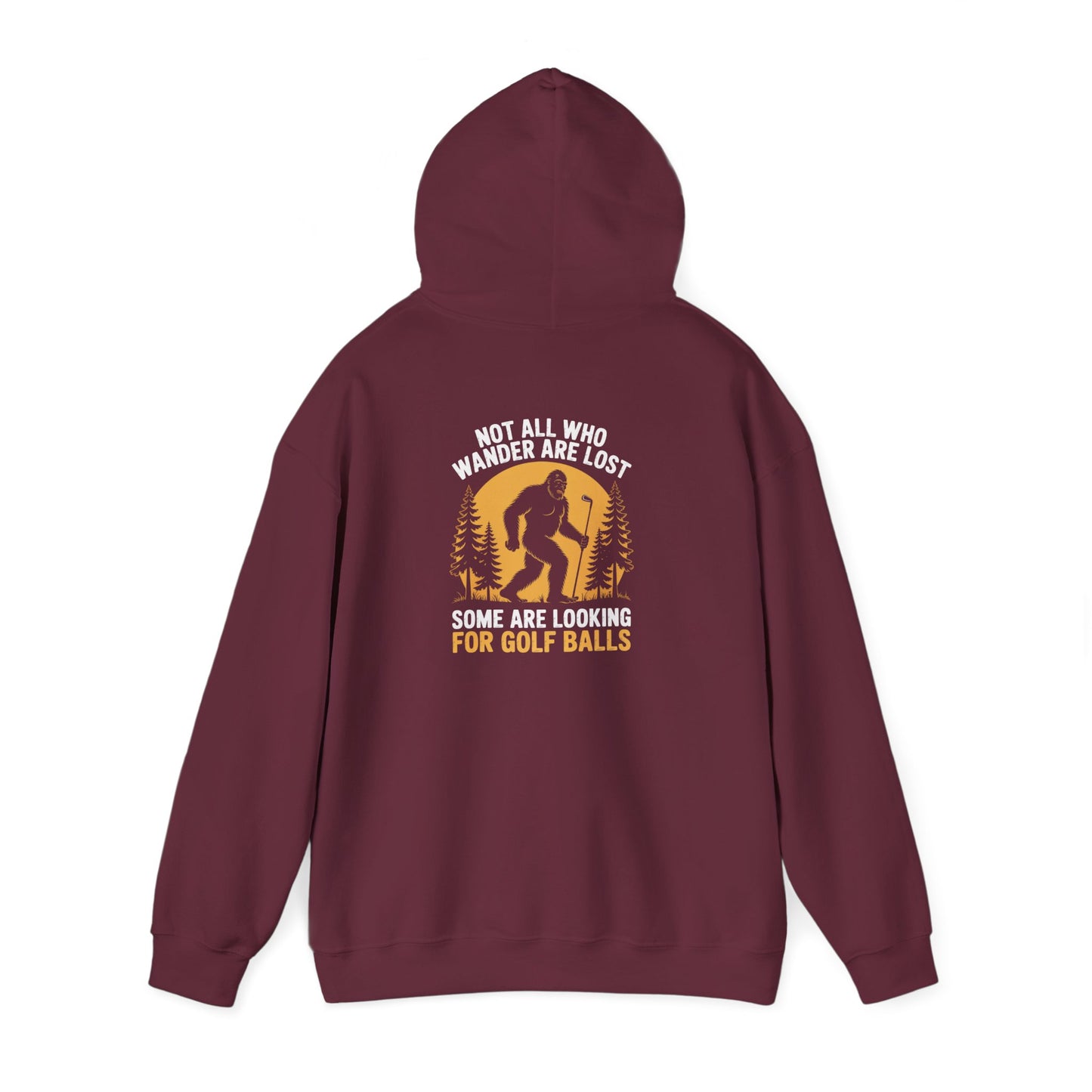 Not All Who Wander Are Lost Looking for Golf Balls Hoodie Printify