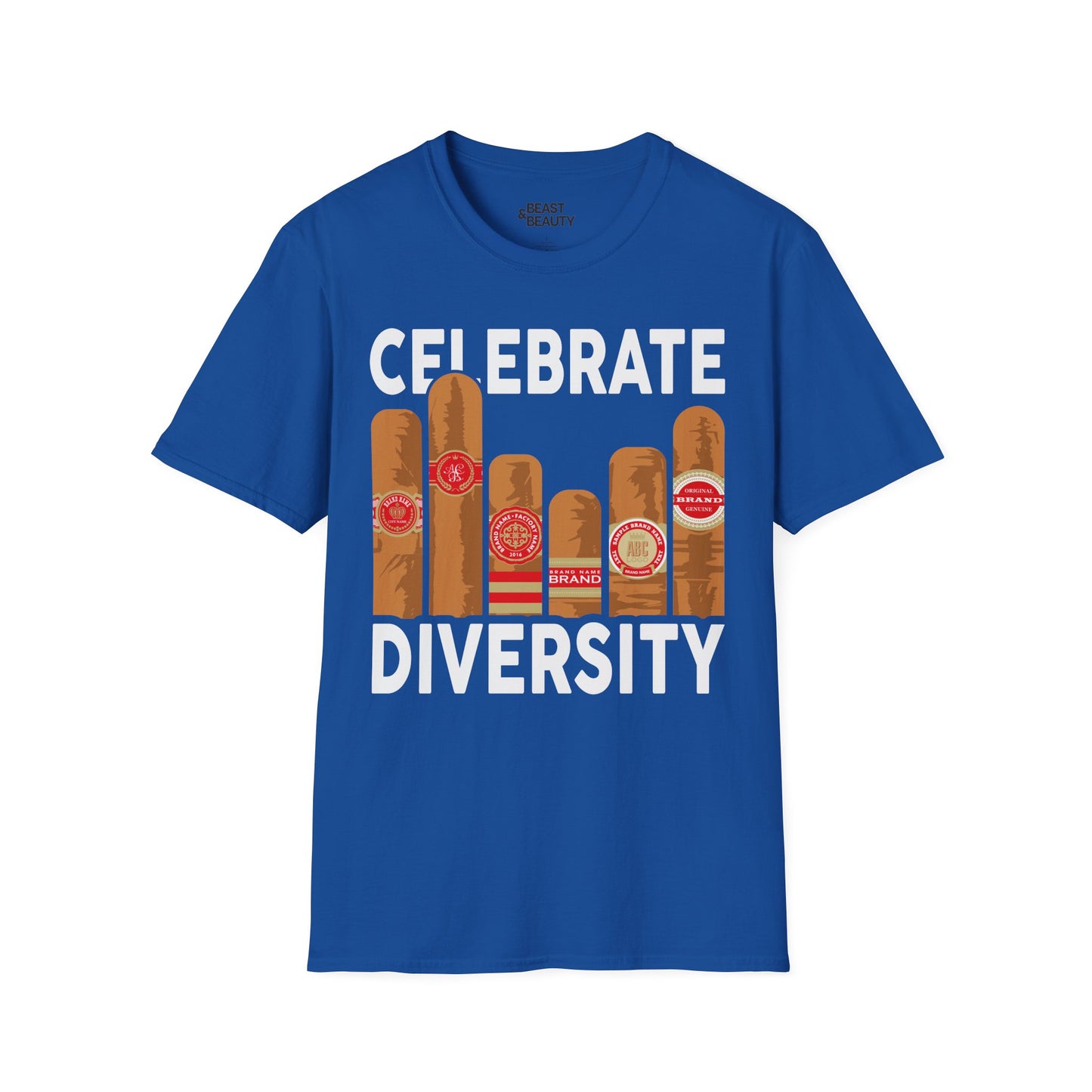 Celebrate Diversity Cigar Lover T-Shirt Printify