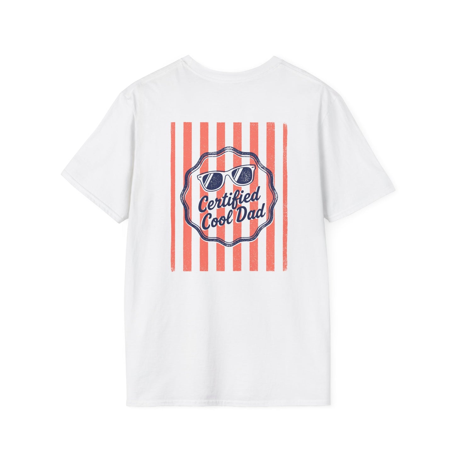 Certified Cool Dad Retro Father's Day T-Shirt Printify