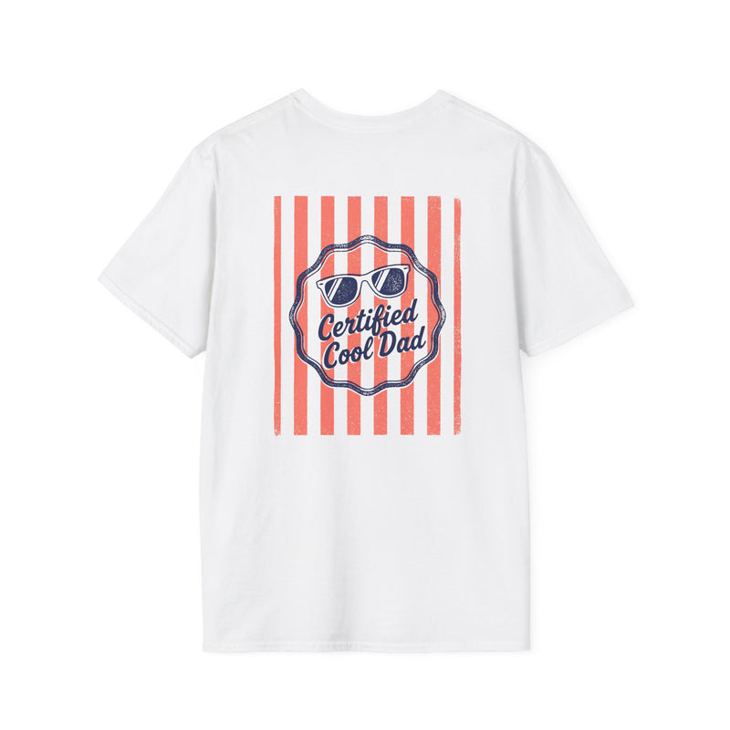 Certified Cool Dad Retro Father's Day T-Shirt