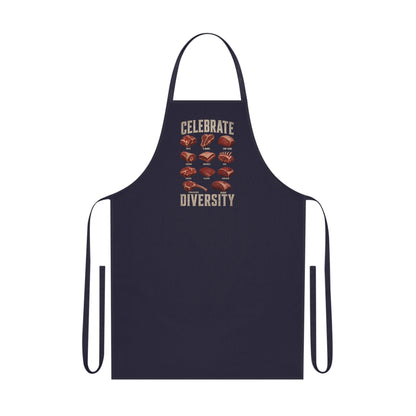 Celebrate Diversity BBQ Meat Cuts Apron Printify