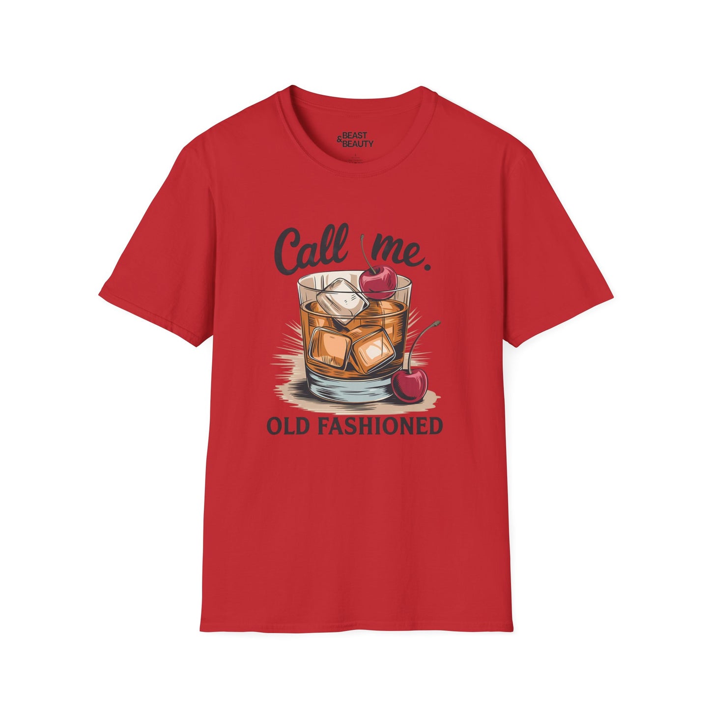 Call Me Old Fashioned Cocktail Lover T-Shirt Printify