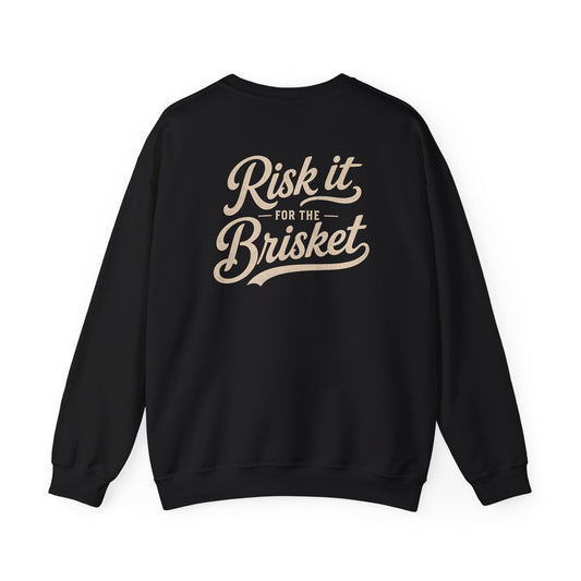 Risk It for the Brisket BBQ Sweatshirt sweatshirt view 2
