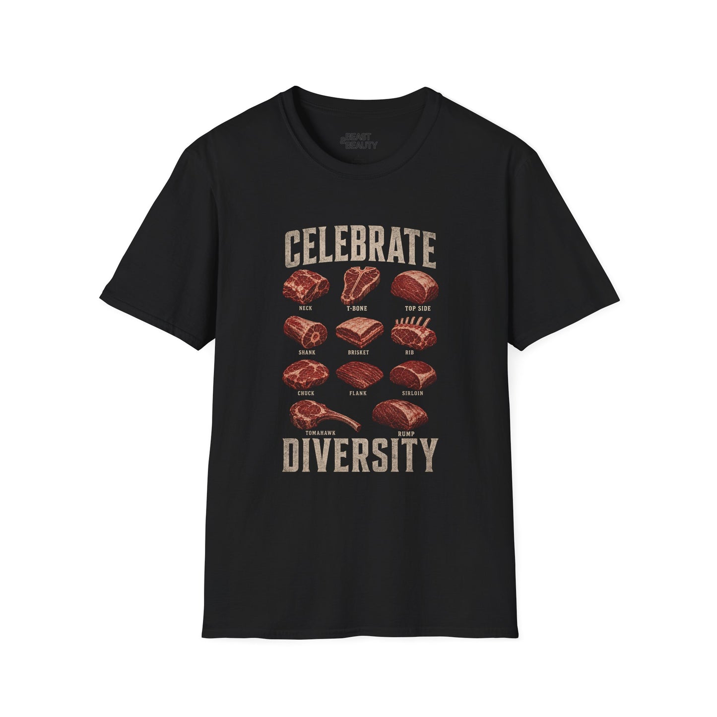 Celebrate Diversity Dad T-Shirt Printify