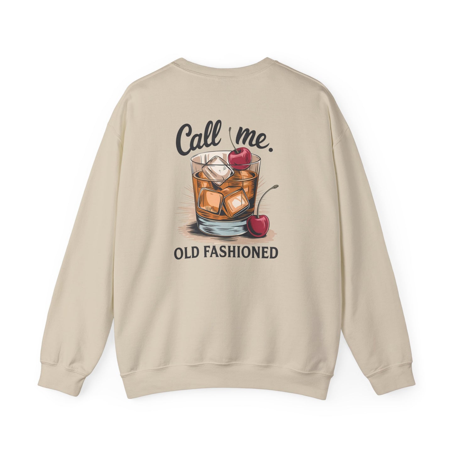 Call Me Old Fashioned Cocktail Sweatshirt sweatshirt view 3