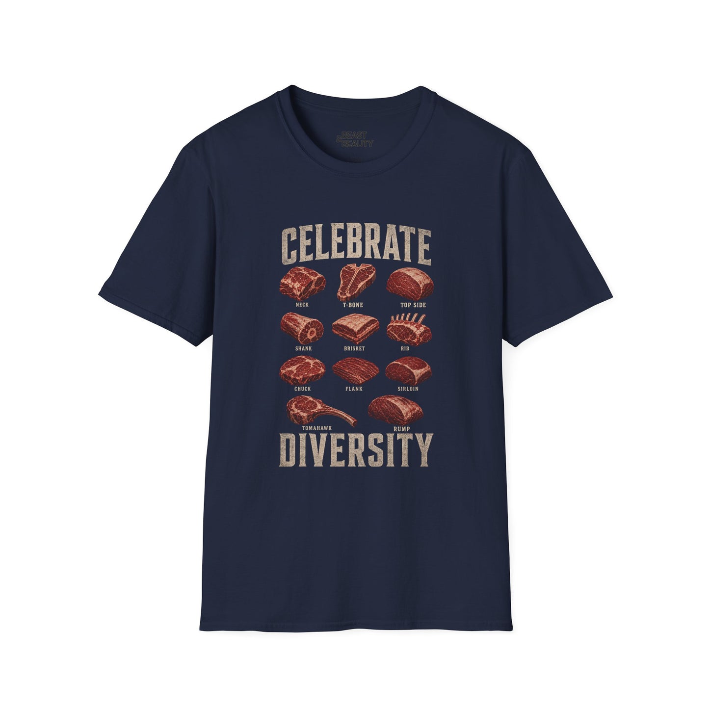 Celebrate Diversity Dad T-Shirt Printify