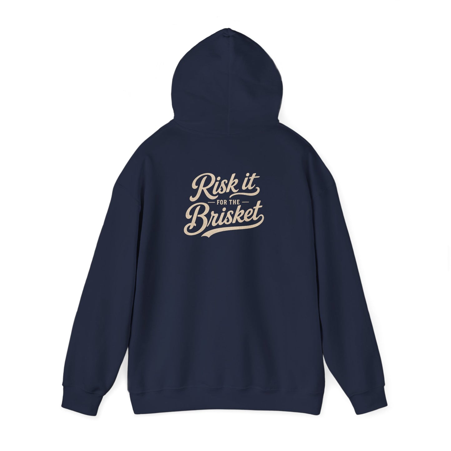 Risk It for the Brisket BBQ Hoodie — graphic hoodie by Beast & Beauty