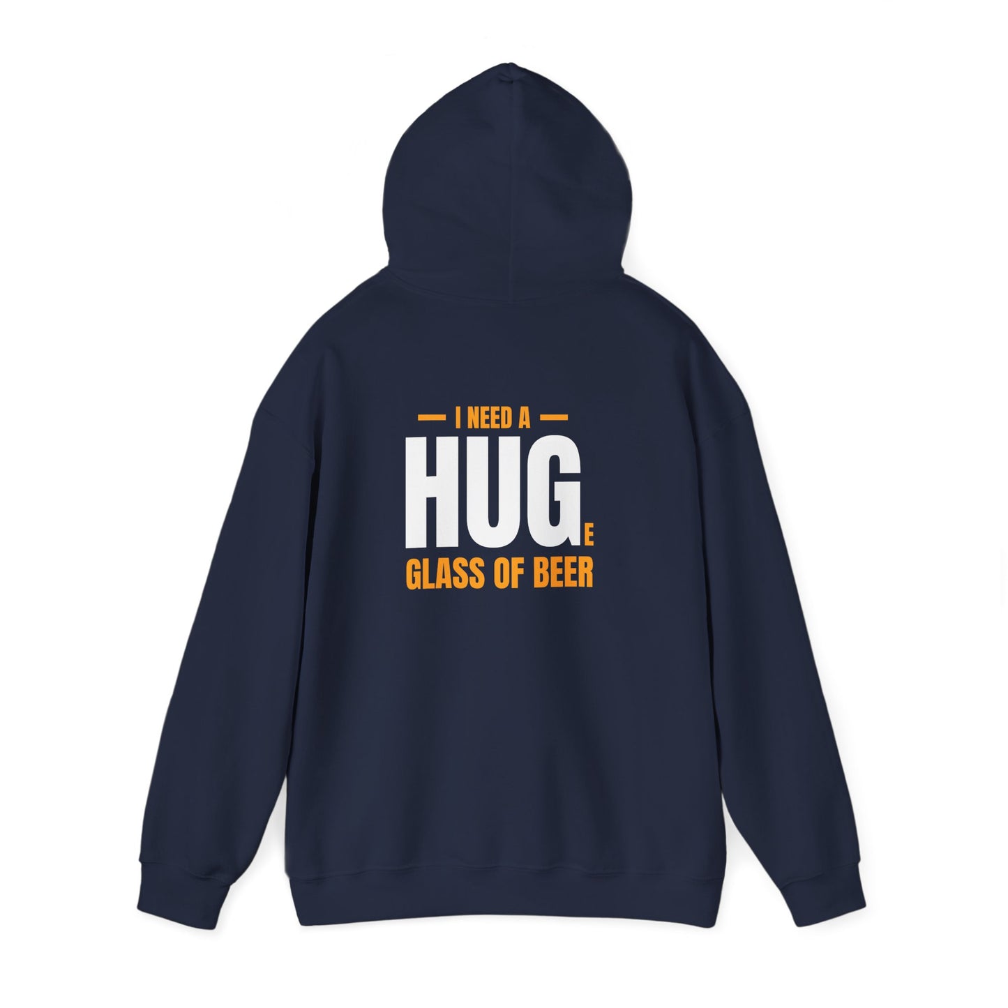 I Need a Huge Glass of Beer Hoodie hoodie view 3