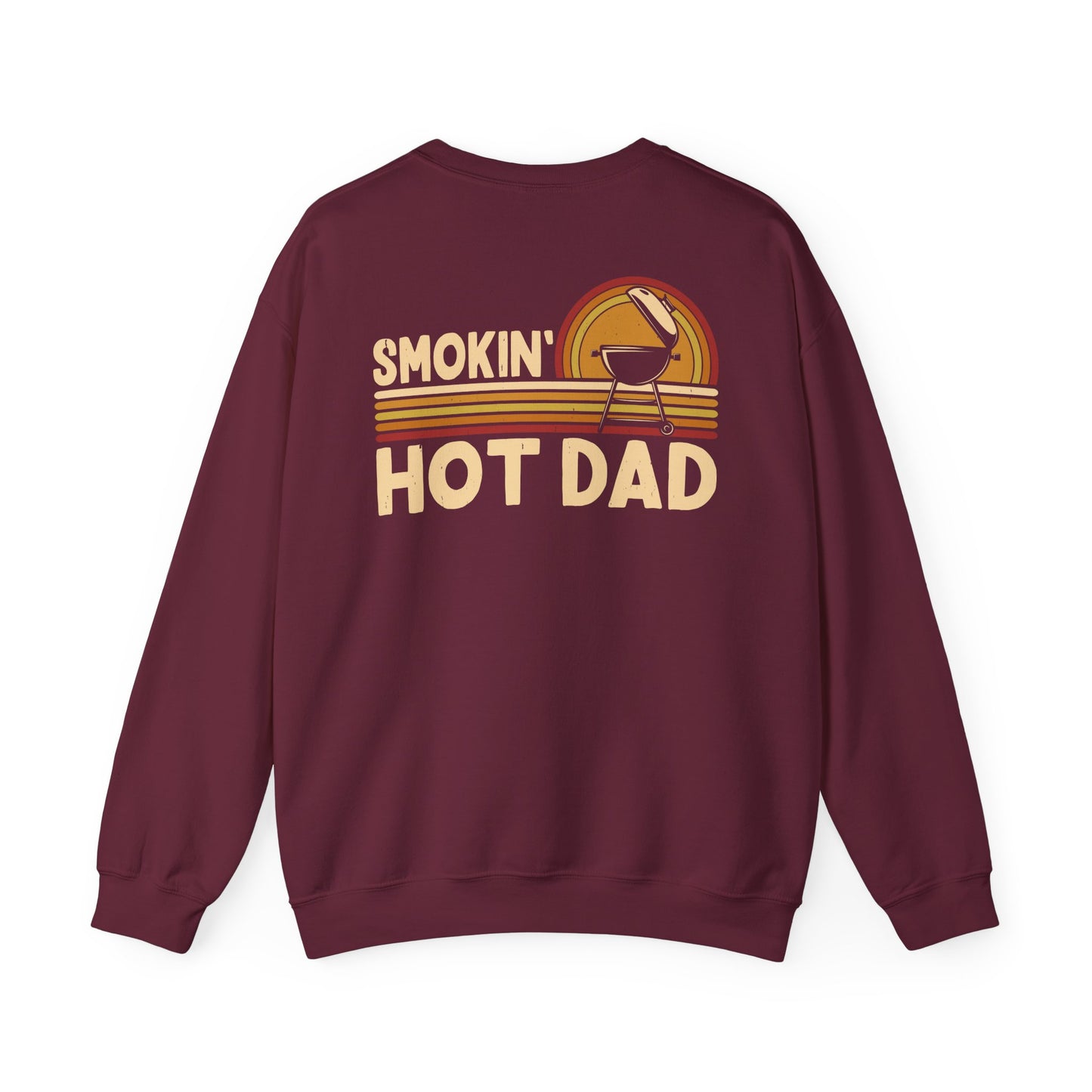 Smokin' Hot Dad BBQ Sweatshirt Printify