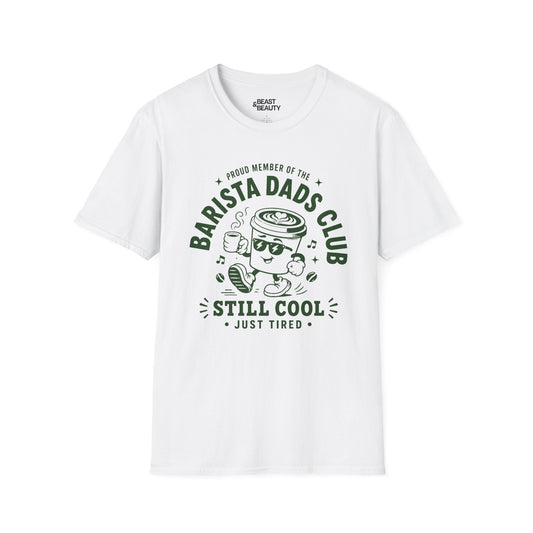 Barista Dads Club Emblem T-Shirt Printify