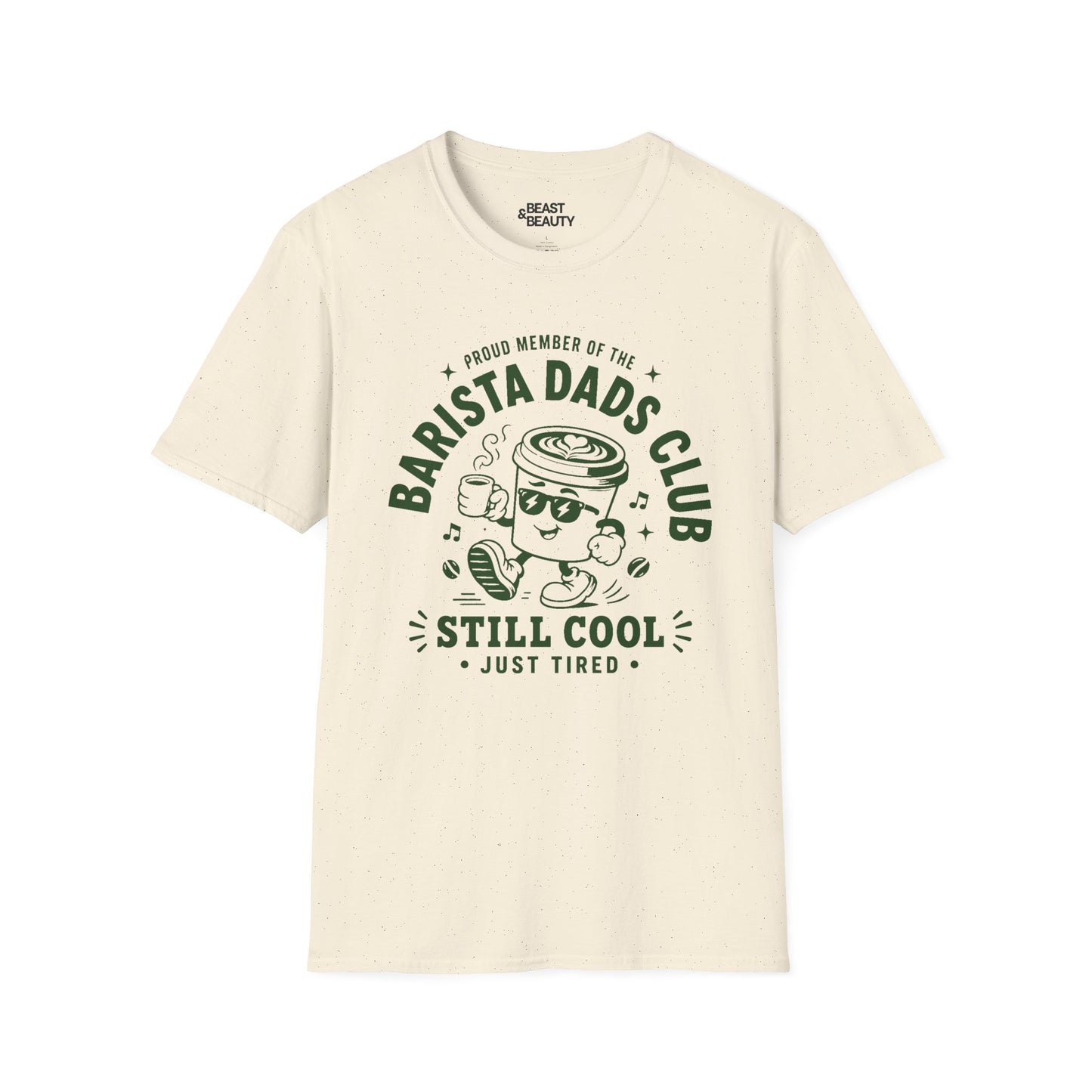 Barista Dads Club Emblem T-Shirt Printify