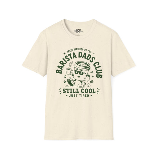 Barista Dads Club Emblem T-Shirt Printify