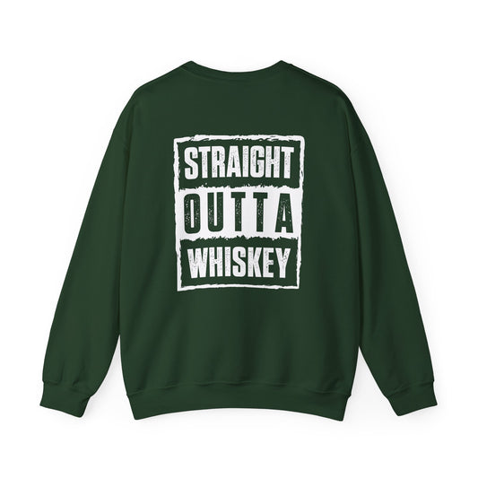 Straight Outta Whiskey Sweatshirt Printify