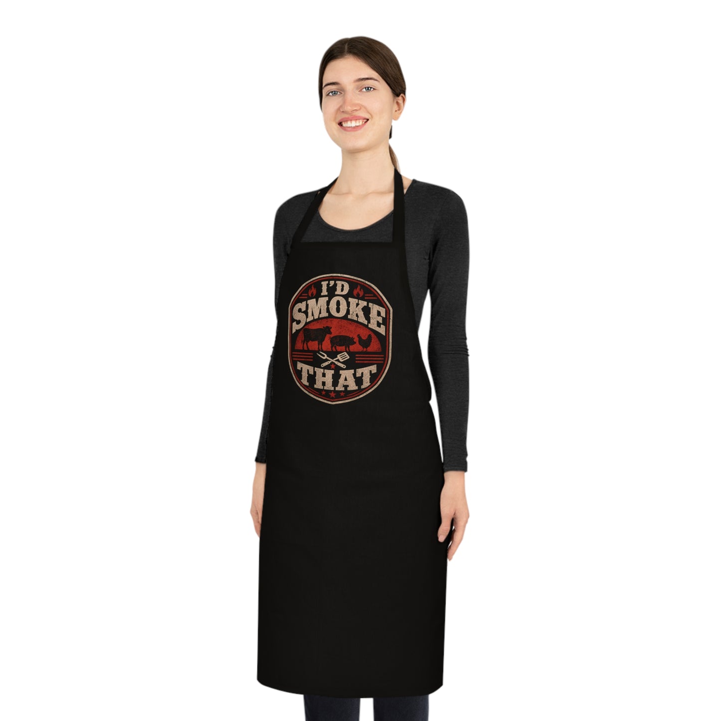 I'd Smoke That Grilling Apron Printify