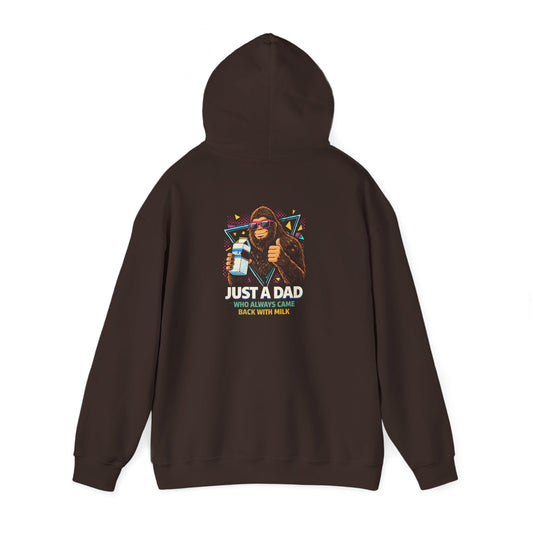 Just a Dad Who Always Came Back With Milk Hoodie Printify