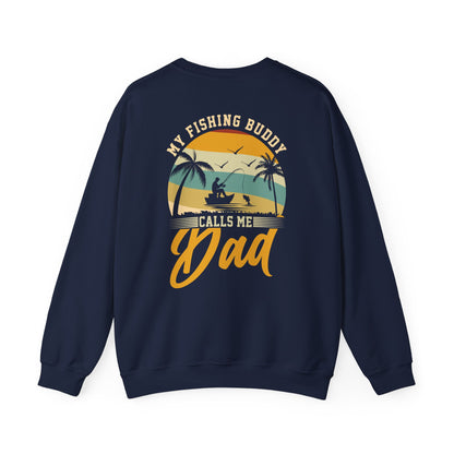 My Fishing Buddy Calls Me Dad Sweatshirt Printify