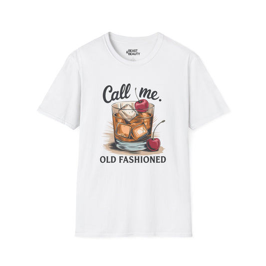 Call Me Old Fashioned Cocktail Lover T-Shirt Printify