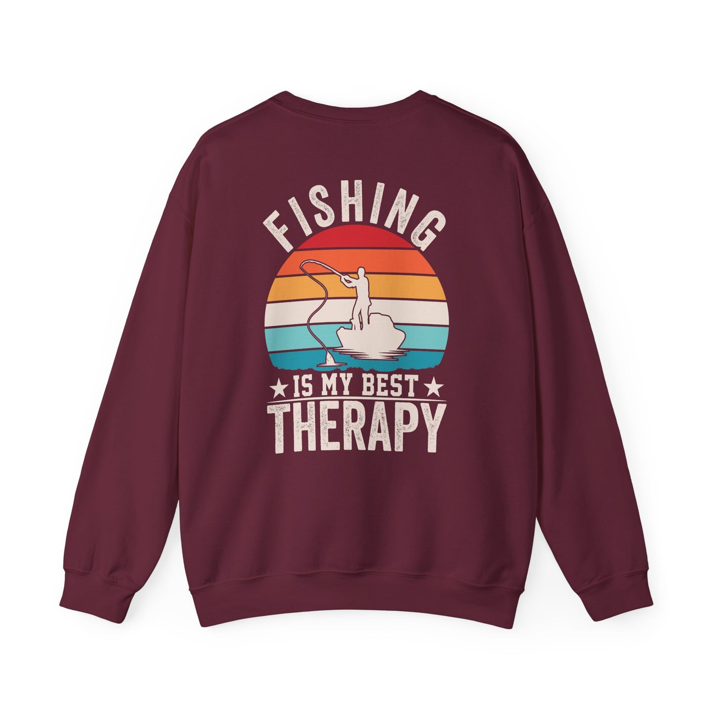 Fishing Is My Best Therapy Sweatshirt Printify