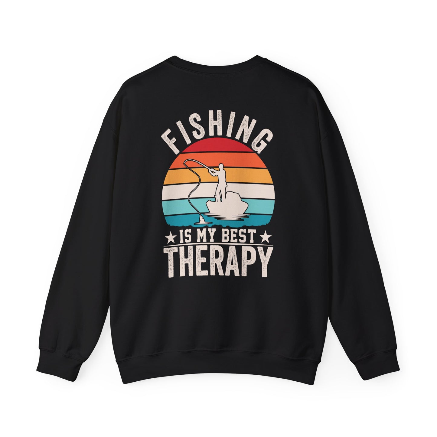 Fishing Is My Best Therapy Sweatshirt Printify