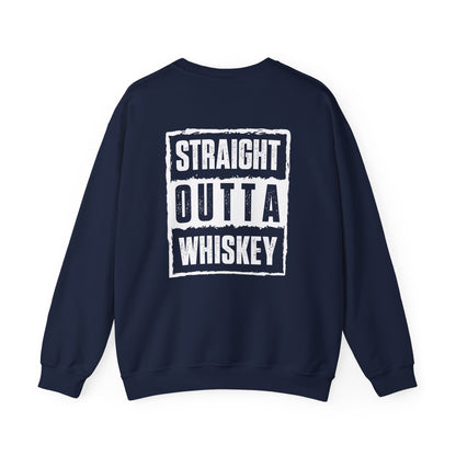 Straight Outta Whiskey Sweatshirt Printify