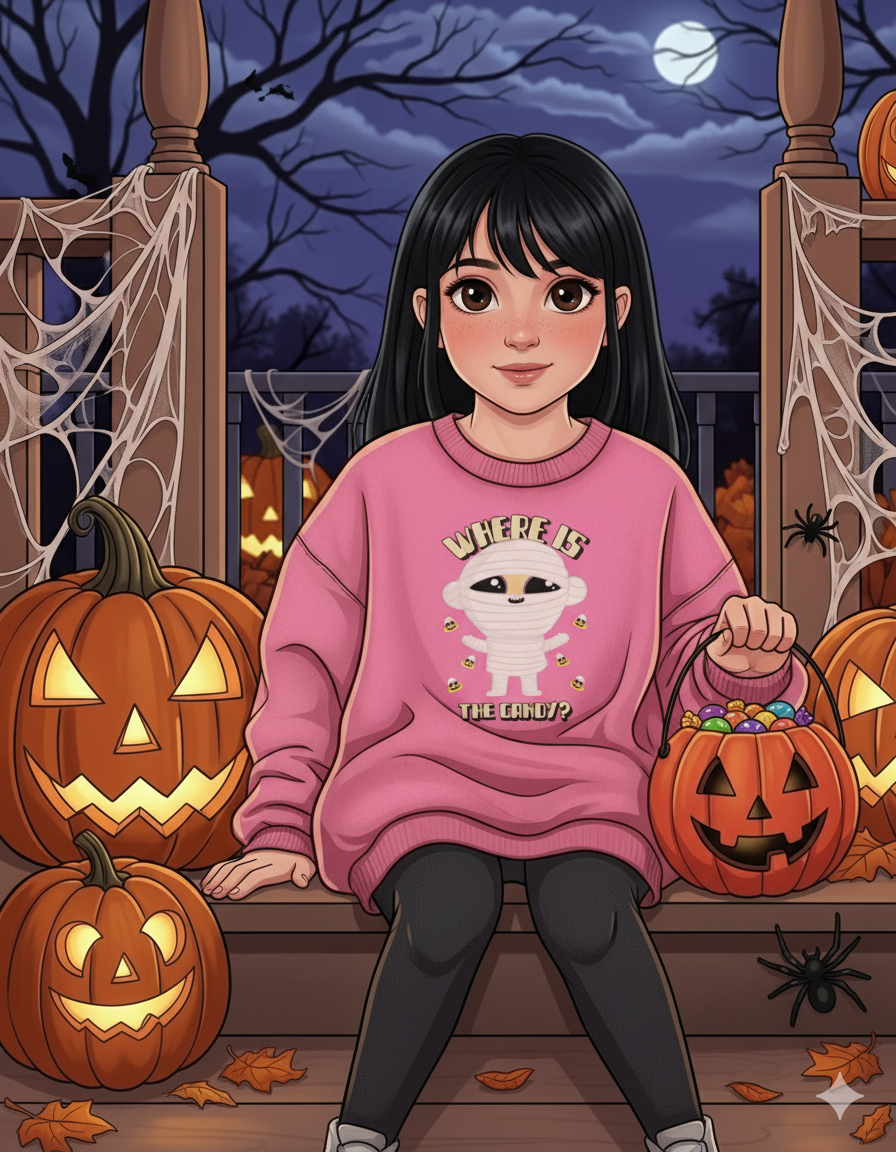 Kids Where Is the Candy? Mummy Halloween Sweatshirt | Trick-or-Treat Jumper