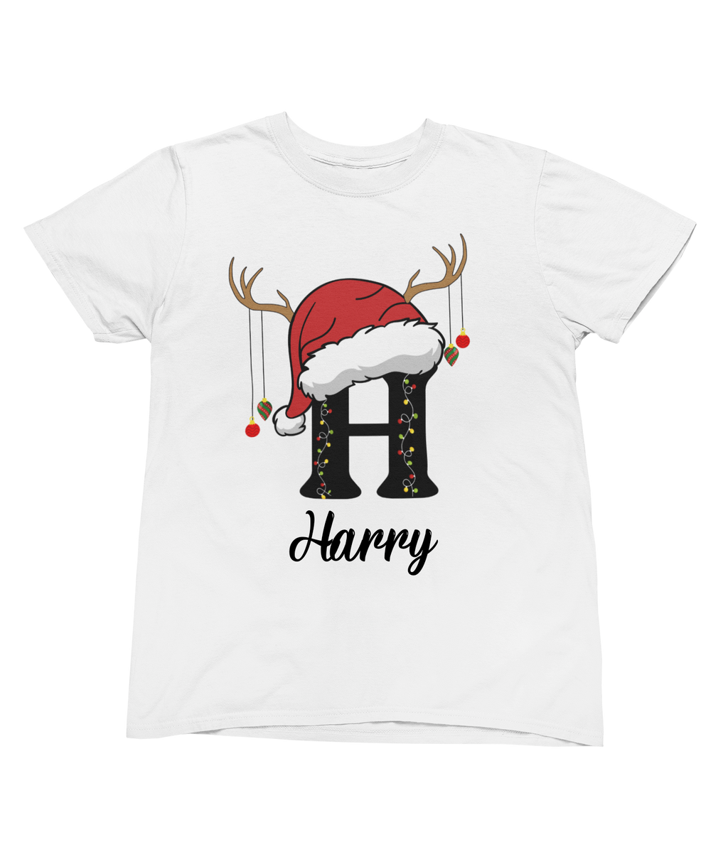 Personalised Family Christmas Pyjamas – Custom Letter & Name PJs