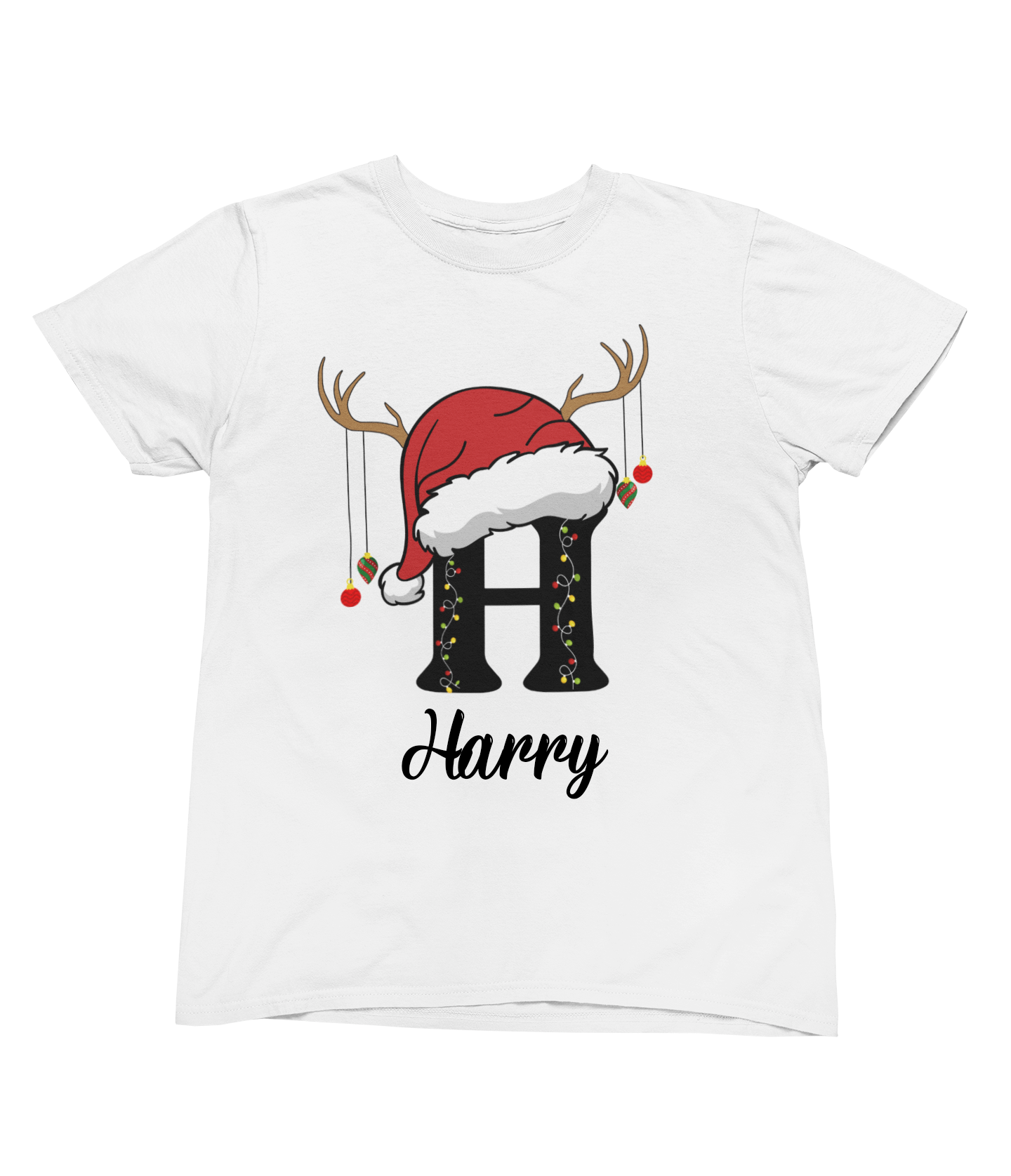 Personalised Family Christmas Pyjamas – Custom Letter & Name PJs