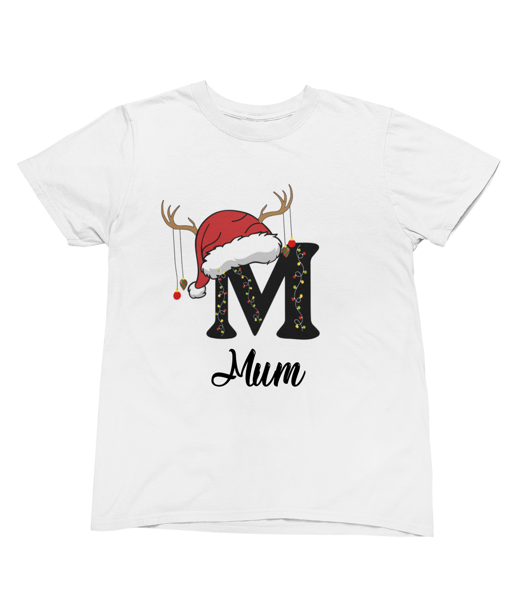 Personalised Family Christmas Pyjamas – Custom Letter & Name PJs