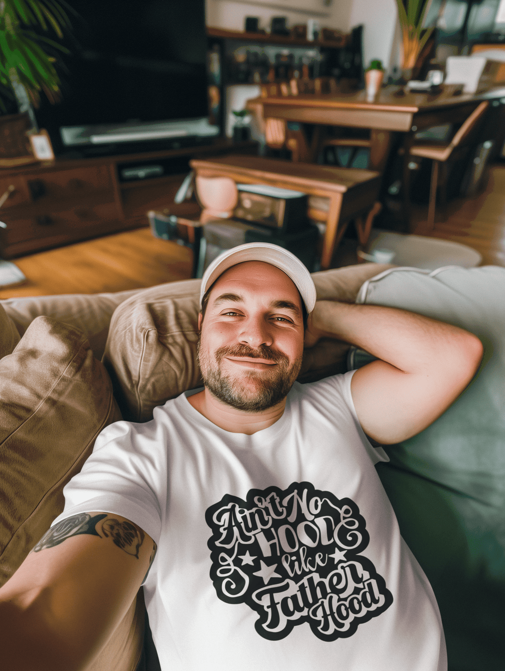 Ain't No Hood Like FatherHood Father's Day T-Shirt/Sweatshirt gift_idea unique_gift personalised_gift