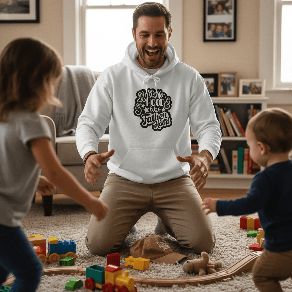 Ain't No Hood Like Fatherhood Hoodie | Funny Dad Gift | Sizes S-3XL gift_idea unique_gift personalised_gift