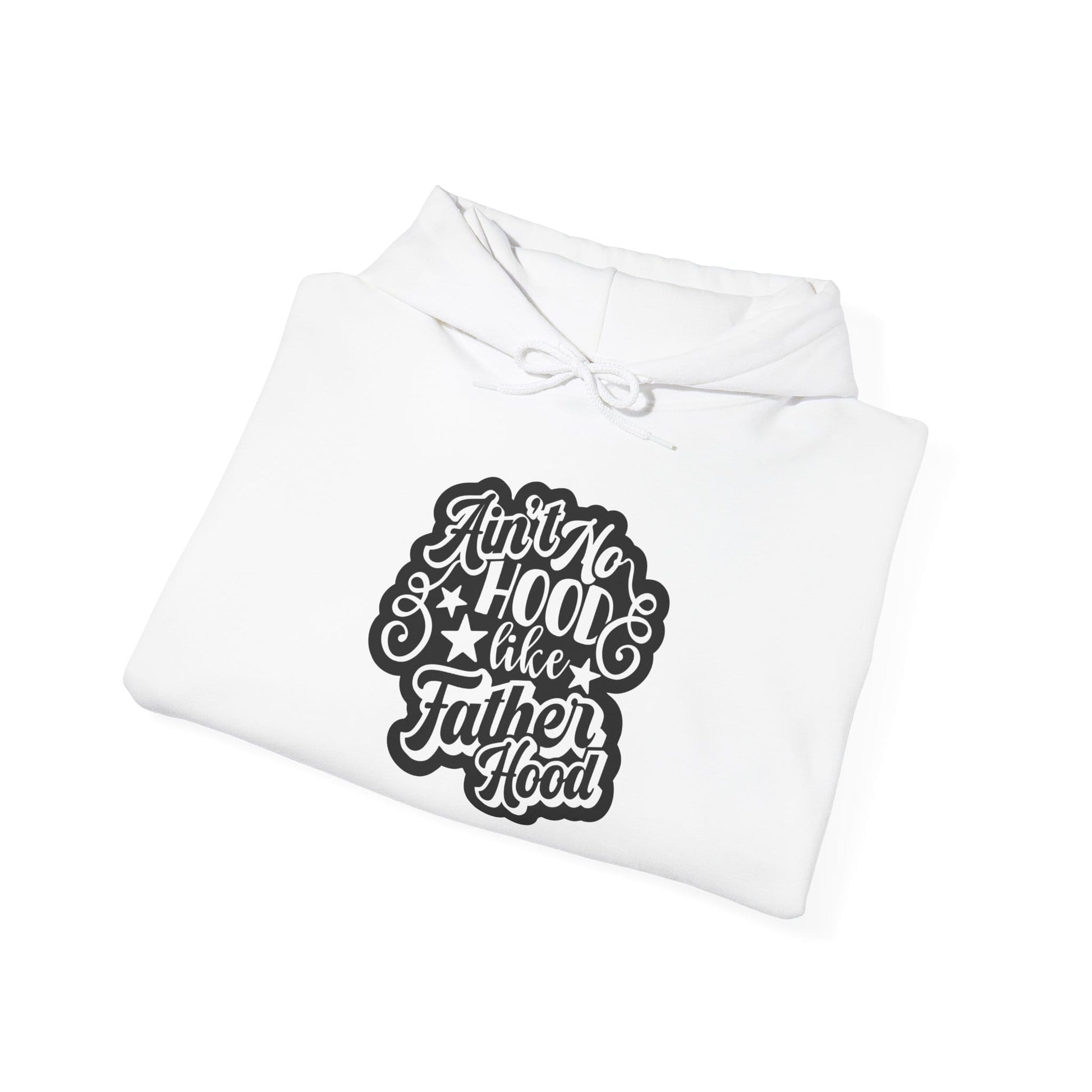 ain't no hood like fatherhood hoodie funny dad gift sizes s-3xl hoodie uk Christmas gift idea image 5