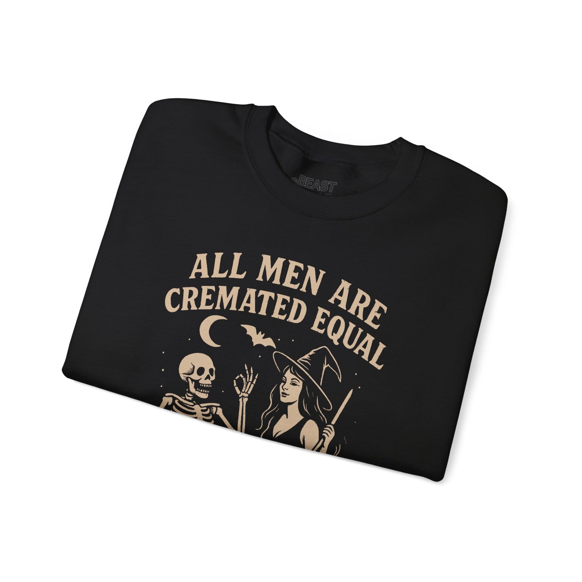 All Men Are Cremated Equal Funny Halloween Sweatshirt gift_idea unique_gift personalised_gift