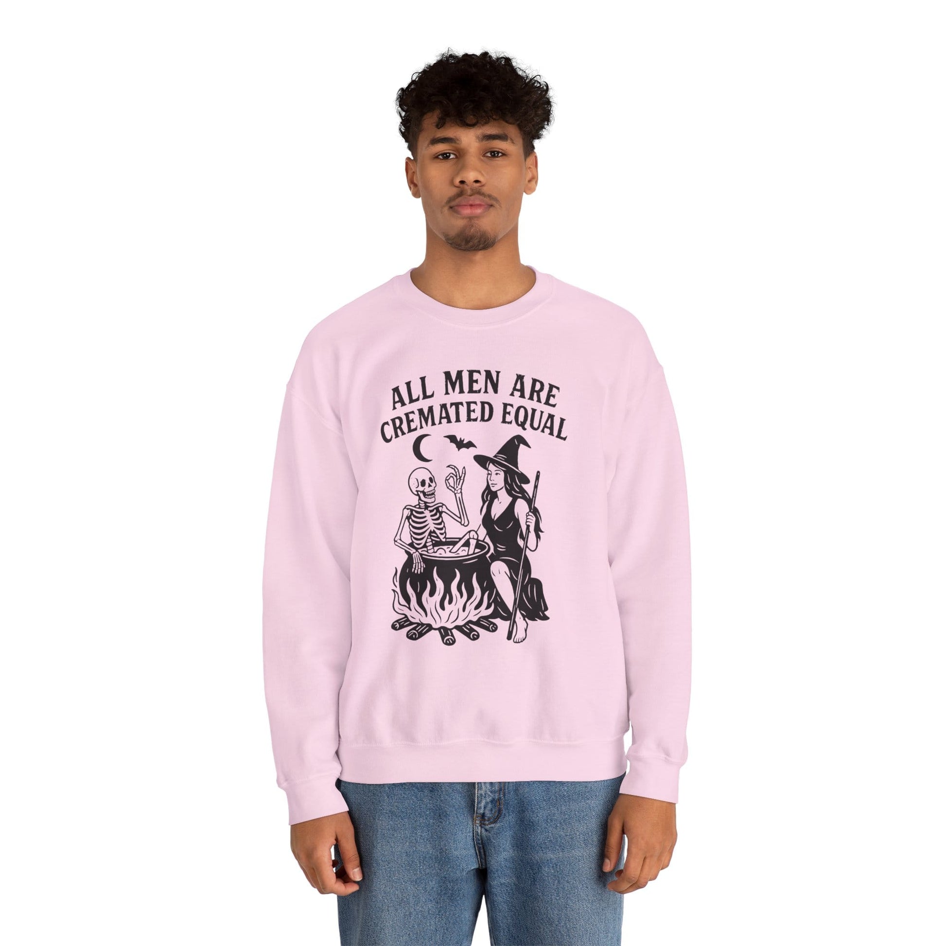 All Men Are Cremated Equal Funny Halloween Sweatshirt gift_idea unique_gift personalised_gift