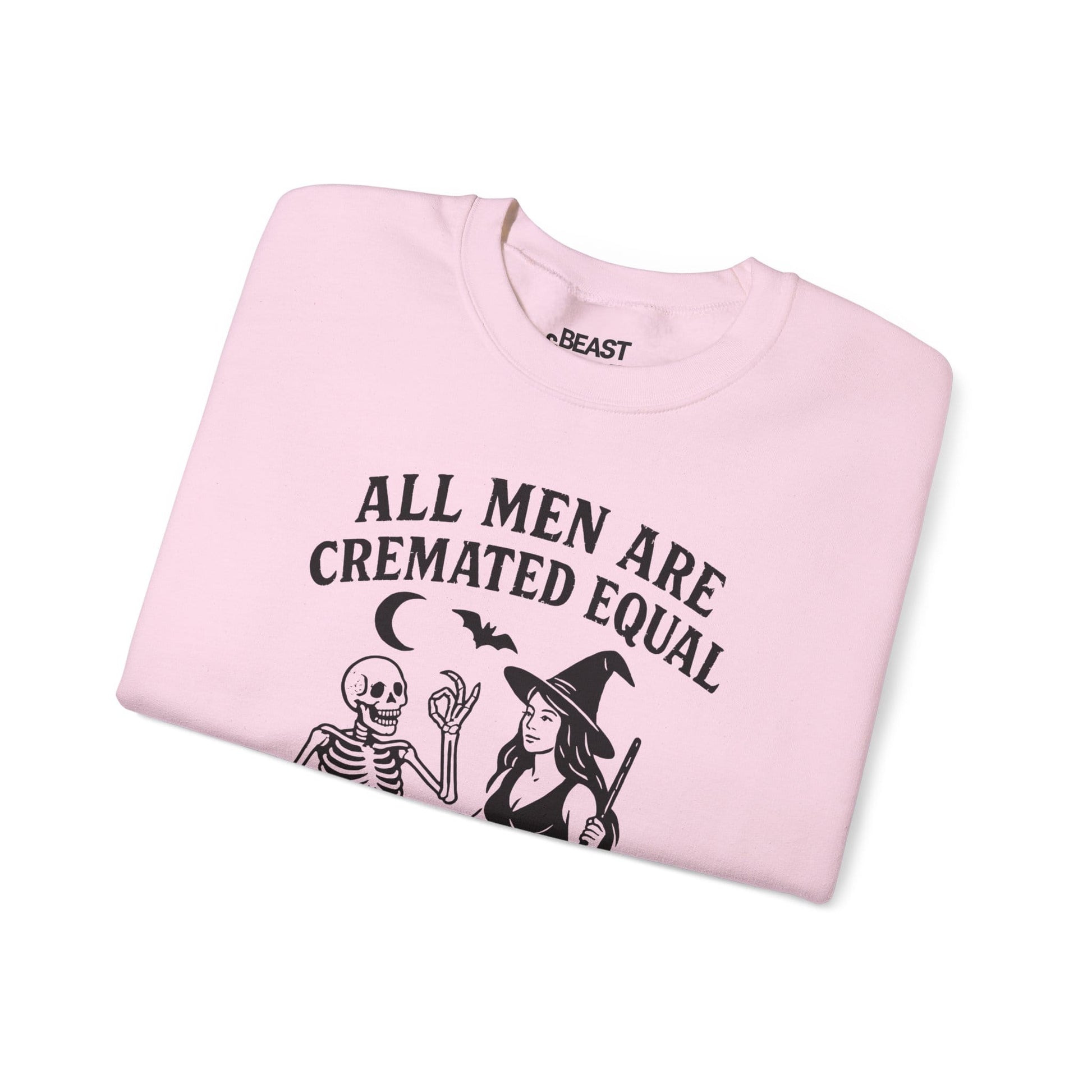 All Men Are Cremated Equal Funny Halloween Sweatshirt gift_idea unique_gift personalised_gift