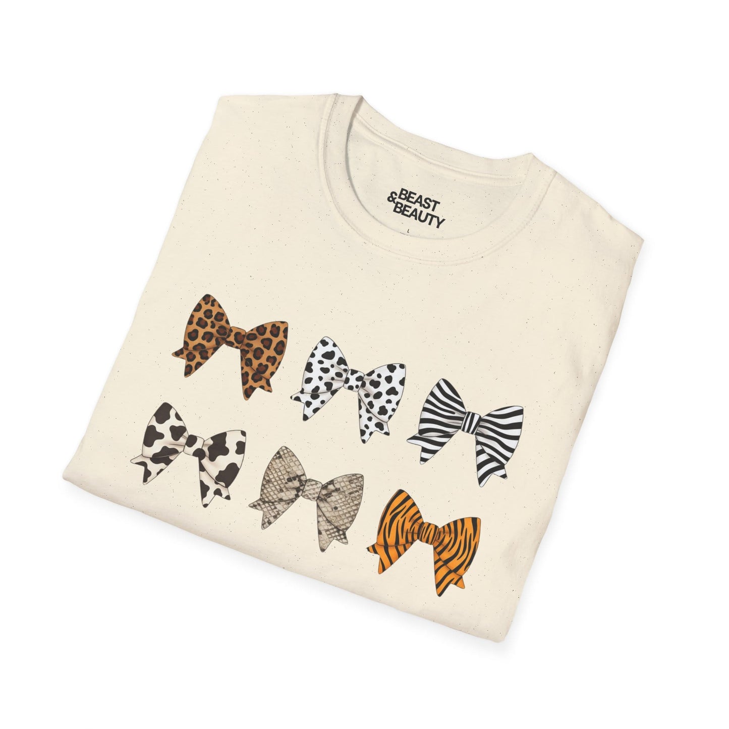 animal print bow pattern t-shirt t-shirt uk coquette gift idea image 7