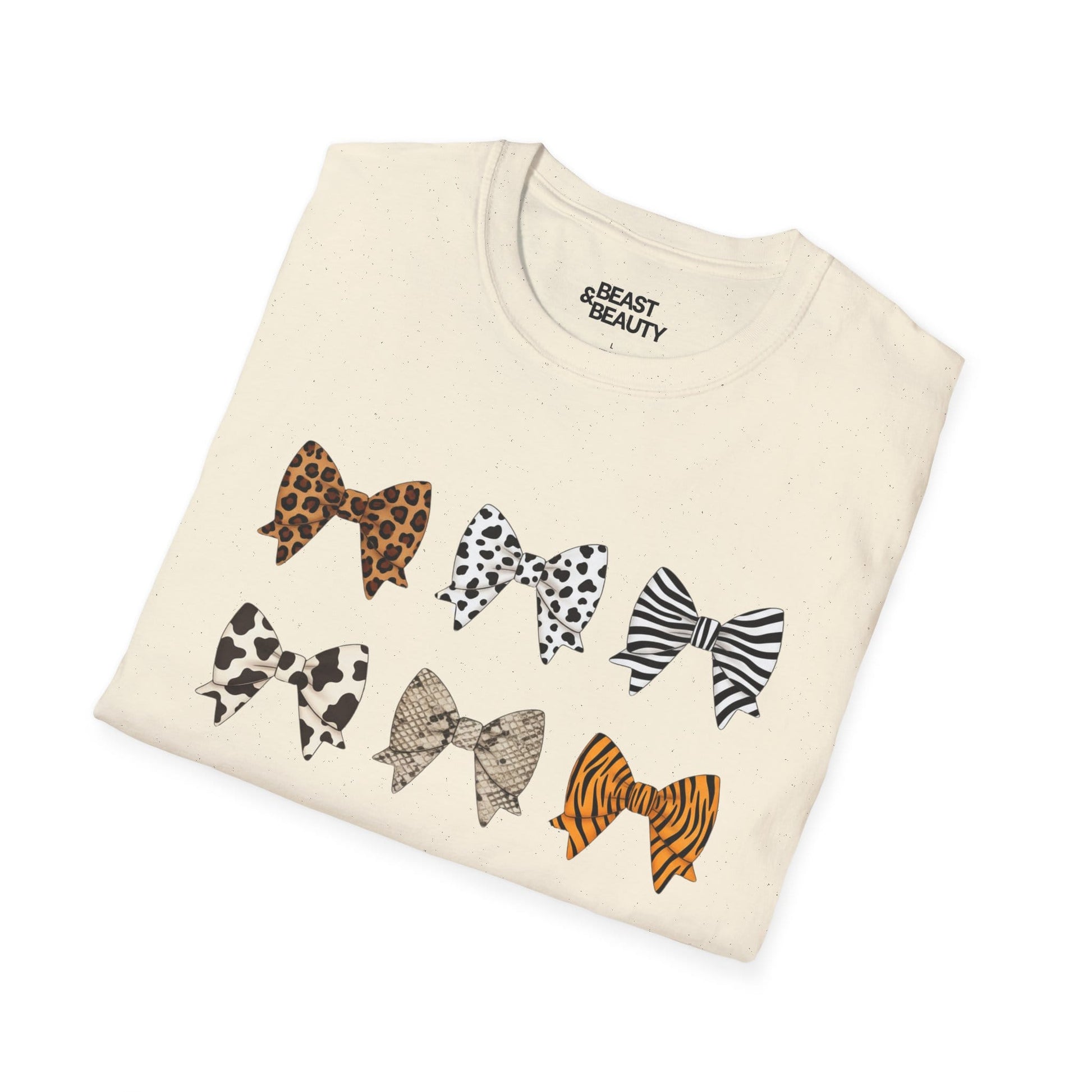 animal print bow pattern t-shirt t-shirt uk coquette gift idea image 7