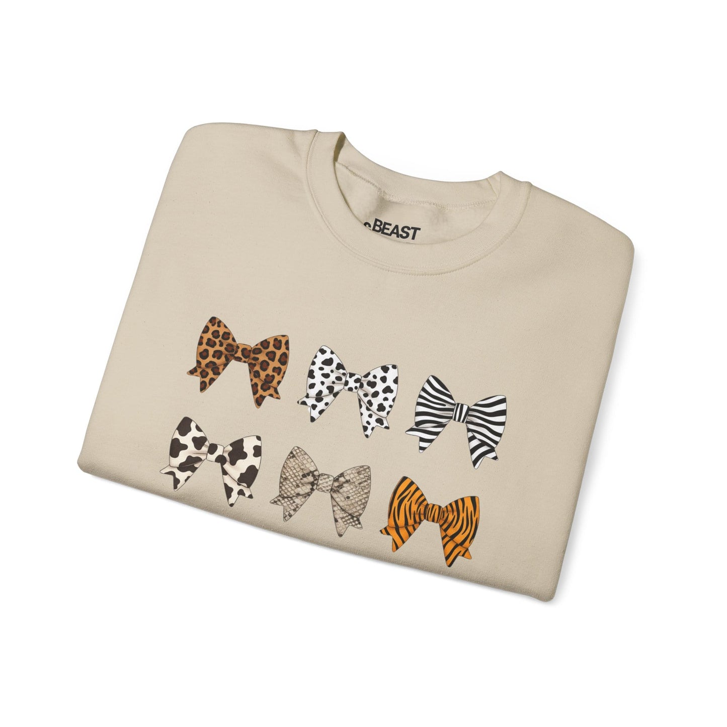 animal print bow sweatshirt sweatshirt uk coquette gift idea image 6
