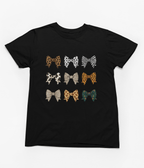 Animal Print Bows Sweatshirt | Coquette Aesthetic Jumper T-Shirt / 3XL (Adult) / Black gift_idea unique_gift personalised_gift