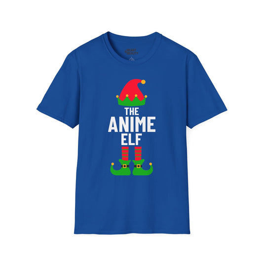 the anime elf christmas t-shirt royal t-shirt uk Christmas gift idea