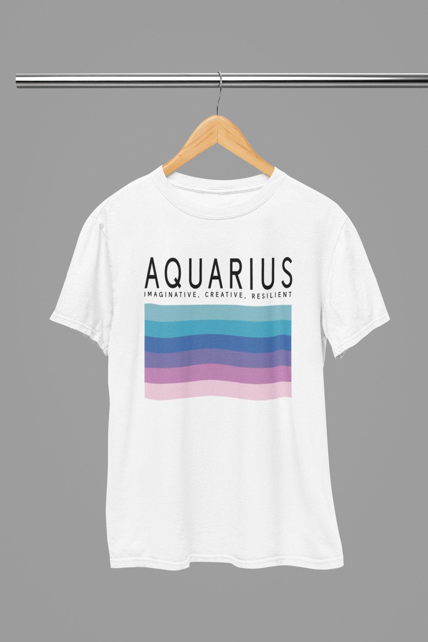 Aquarius Zodiac Colour Palette T-Shirt gift_idea unique_gift personalised_gift
