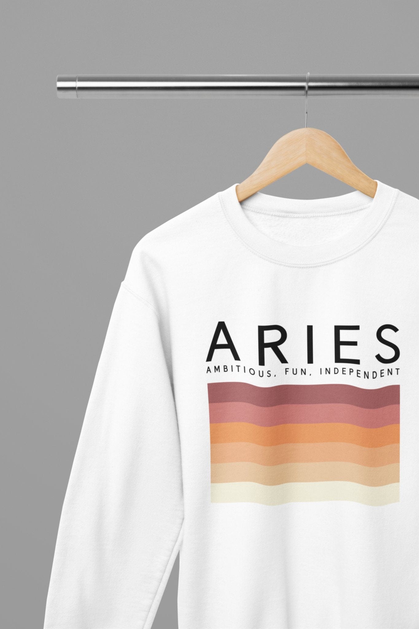 ARIES Zodiac Colour Palette Sweatshirt small gift_idea unique_gift personalised_gift