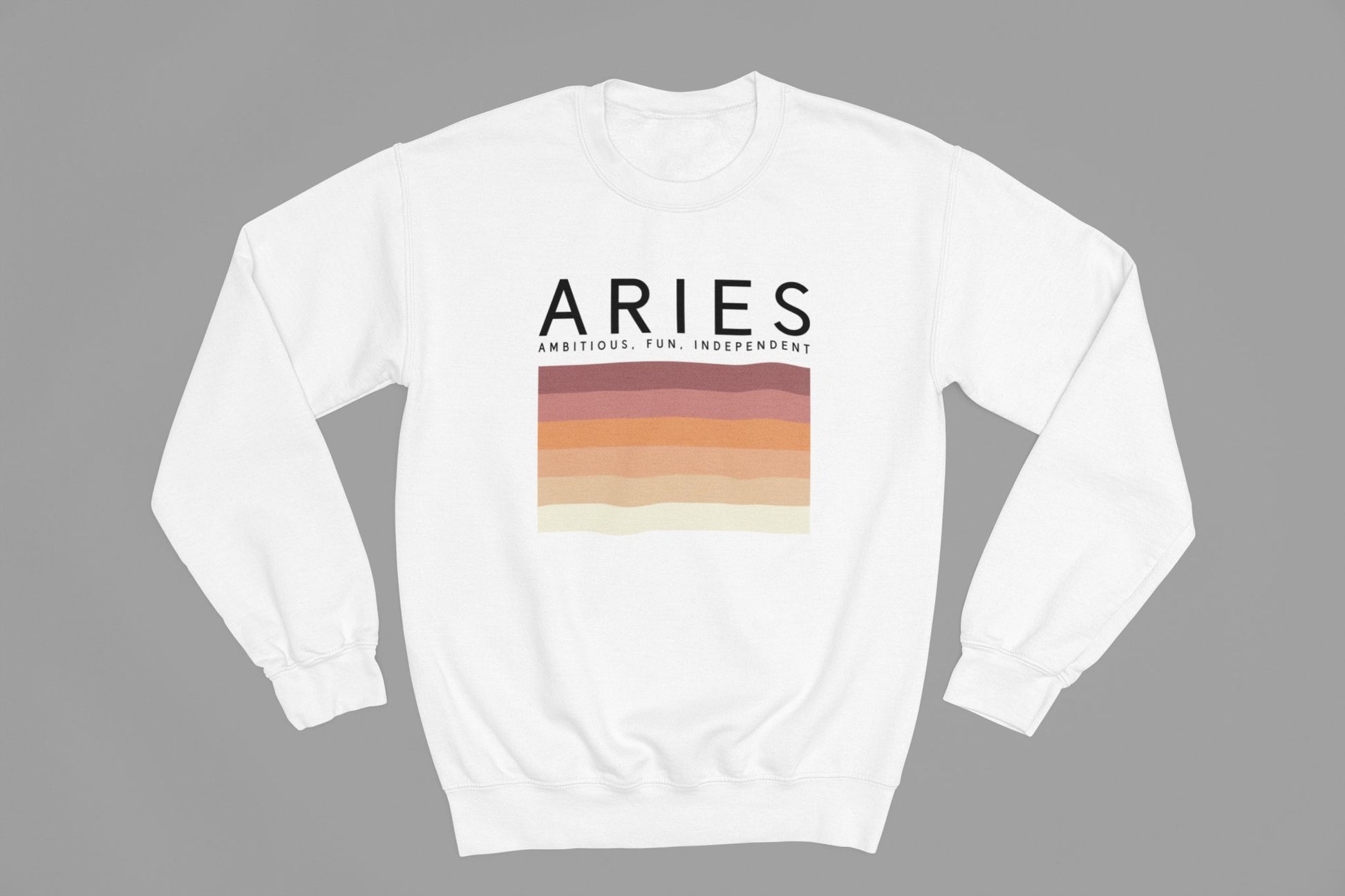ARIES Zodiac Colour Palette Sweatshirt - Beast & Beauty Clothing LTD - Zodiac Sweatshirt - small - 