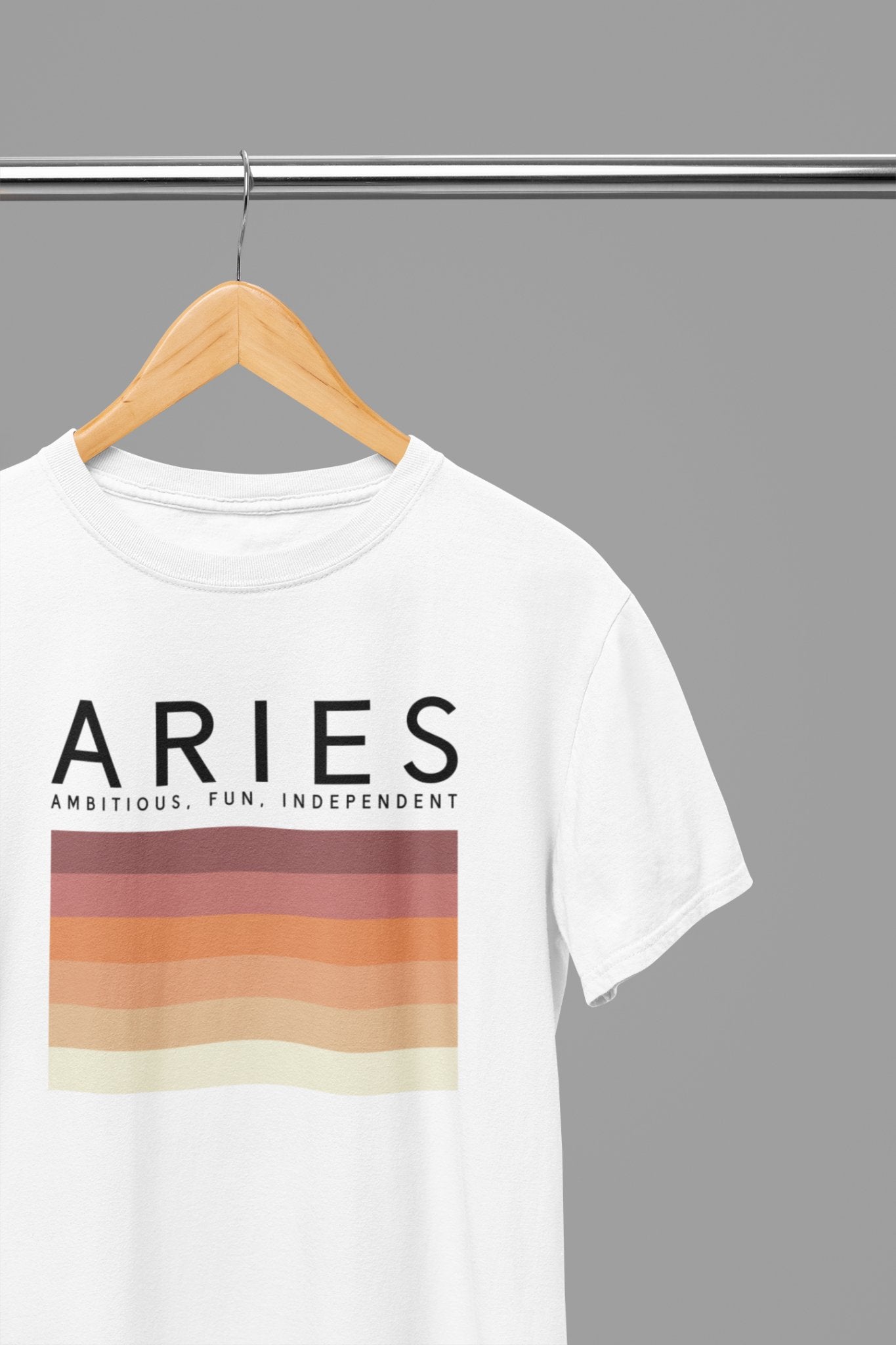 Aries Zodiac Colour Palette T-Shirt - Beast & Beauty Clothing LTD - Zodiac T-Shirt - small - 