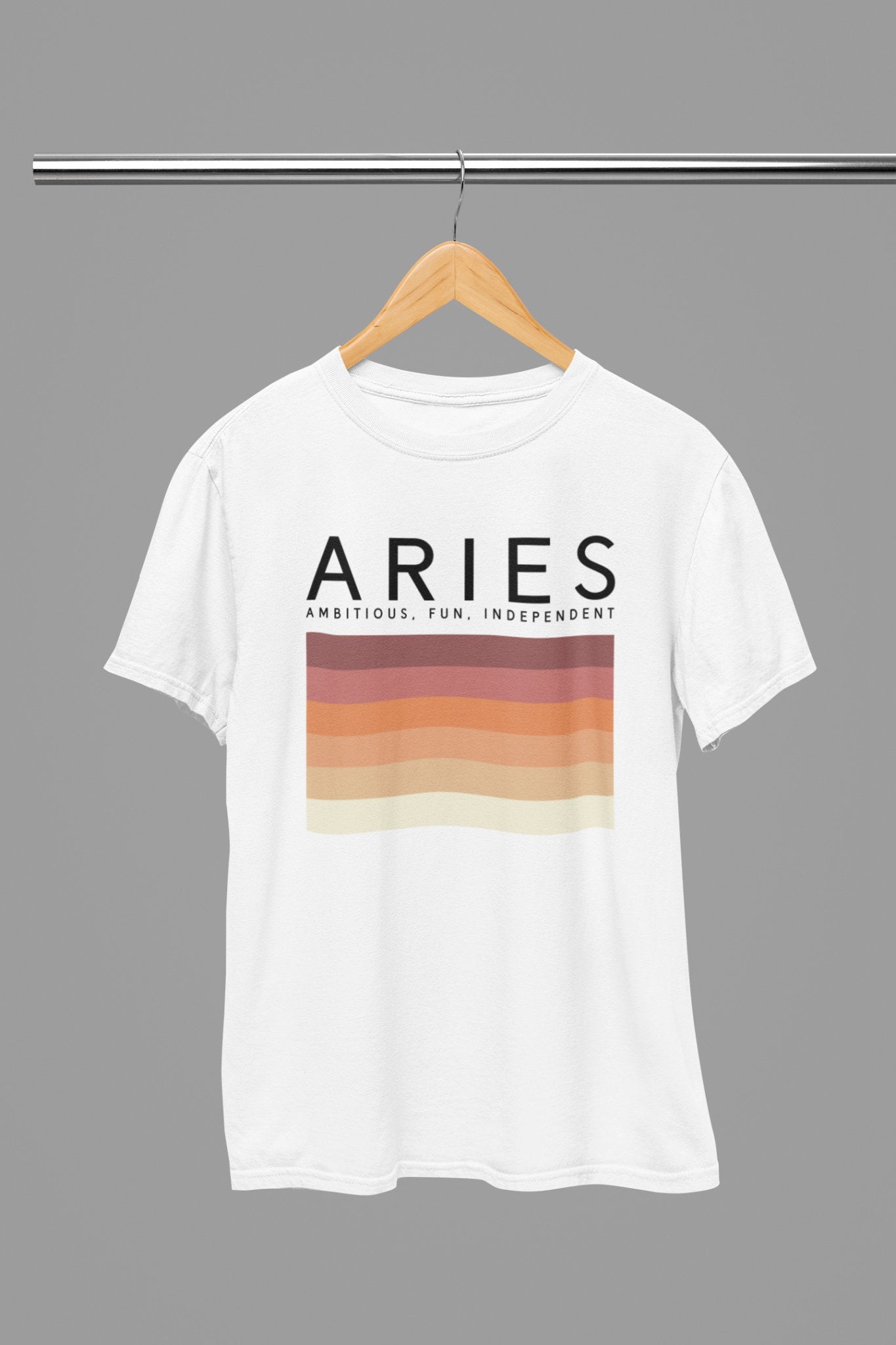 Aries Zodiac Colour Palette T-Shirt - Beast & Beauty Clothing LTD - Zodiac T-Shirt - small - 