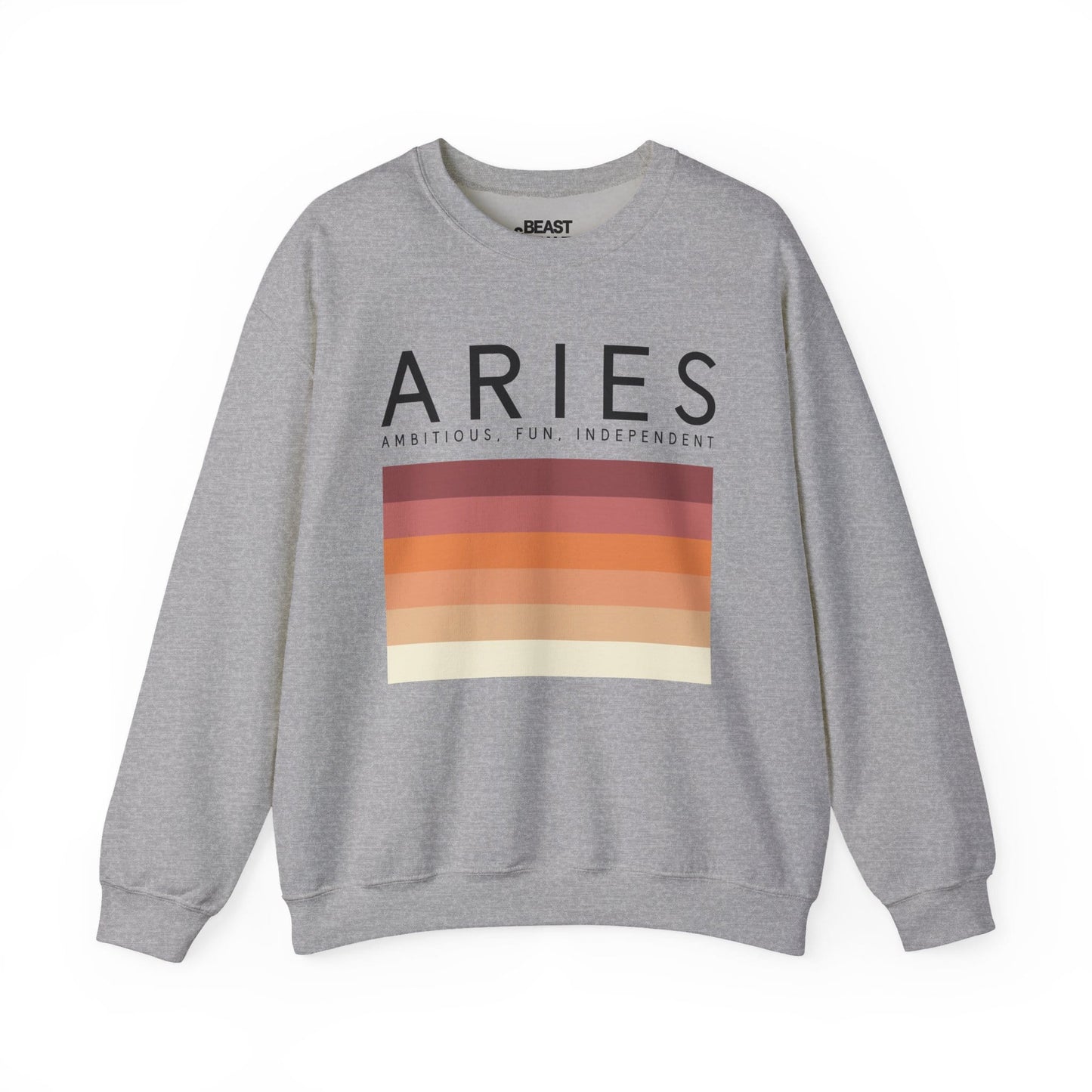 Aries Zodiac Sign Adult Sweatshirt Sport Grey / S gift_idea unique_gift personalised_gift