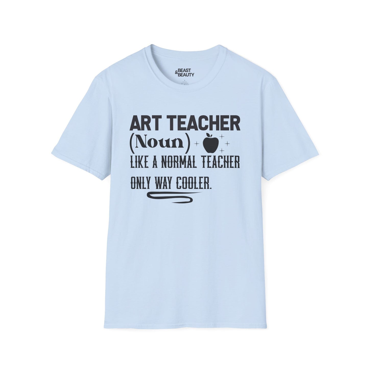 Art Teacher Definition Funny Teacher T-Shirt Light Blue / S gift_idea unique_gift personalised_gift