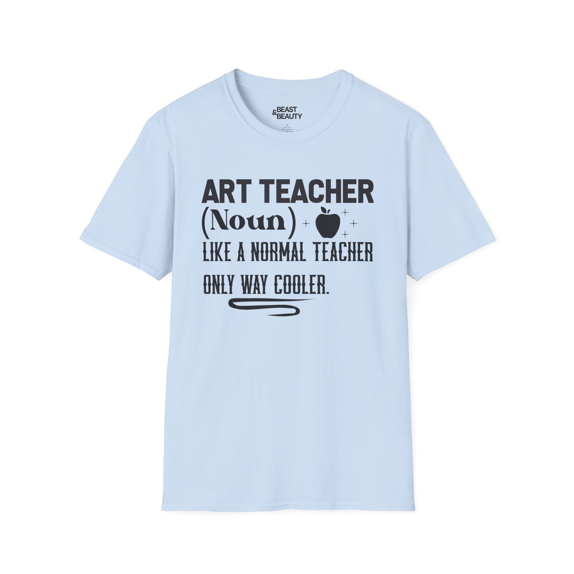 Art Teacher Definition Funny Teacher T-Shirt Light Blue / S gift_idea unique_gift personalised_gift