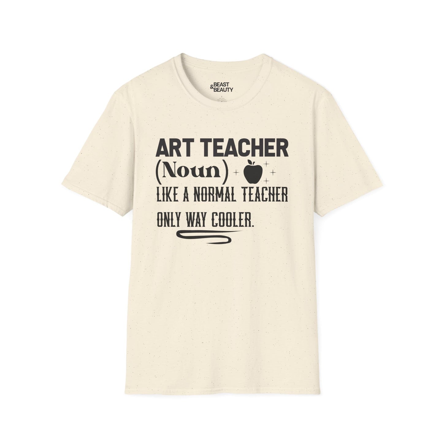 Art Teacher Definition Funny Teacher T-Shirt Natural / M gift_idea unique_gift personalised_gift