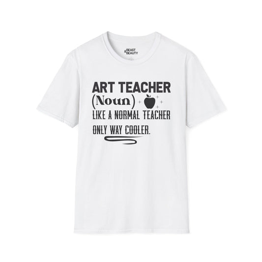 Art Teacher Definition Funny Teacher T-Shirt White / S gift_idea unique_gift personalised_gift