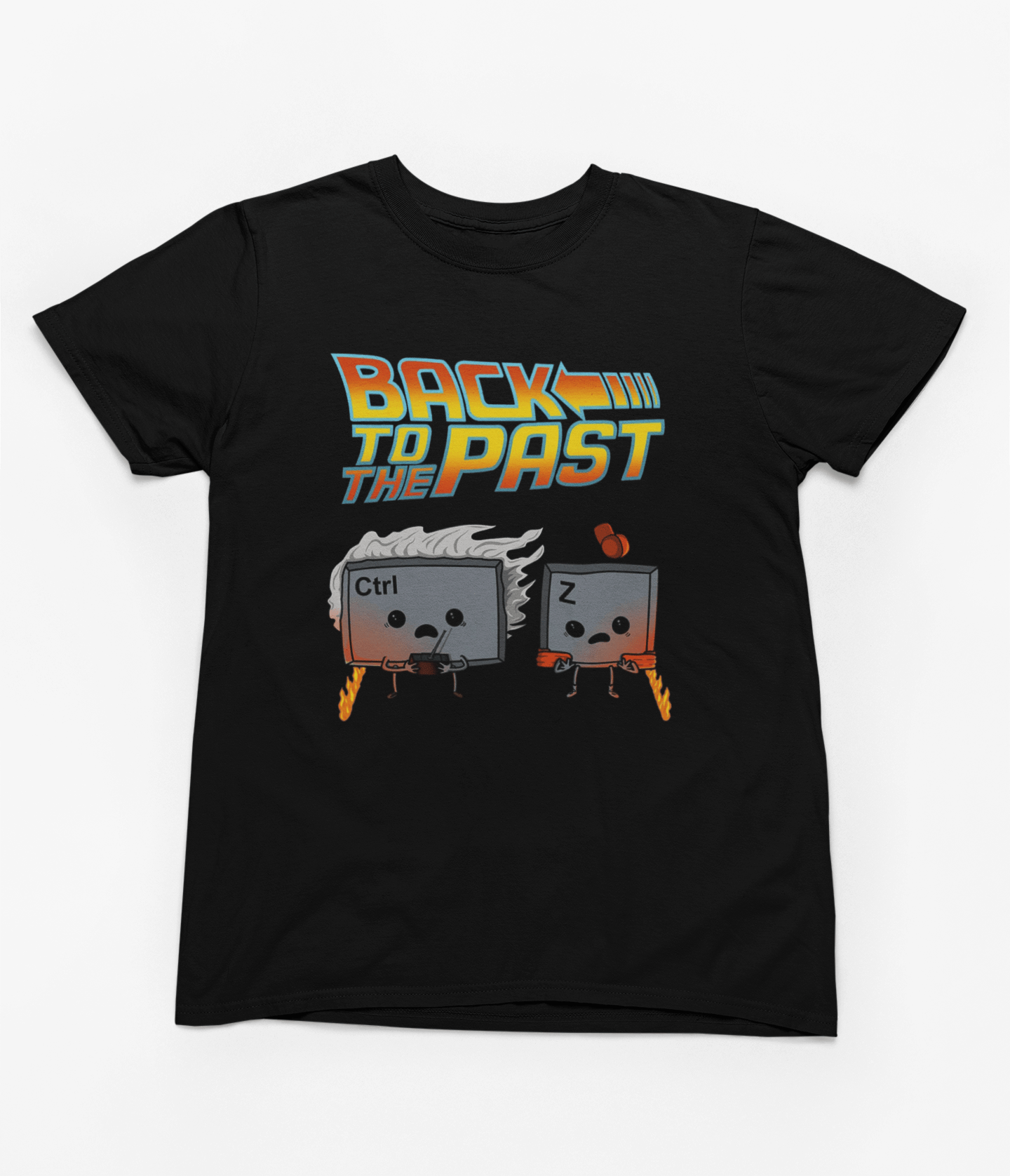 Back to the Past Parody T-Shirt Gift for Gamers T-Shirt / Small / Black gift_idea unique_gift personalised_gift